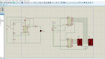 Simple Digital Stopwatch Circuit using Proteus 8 Professional