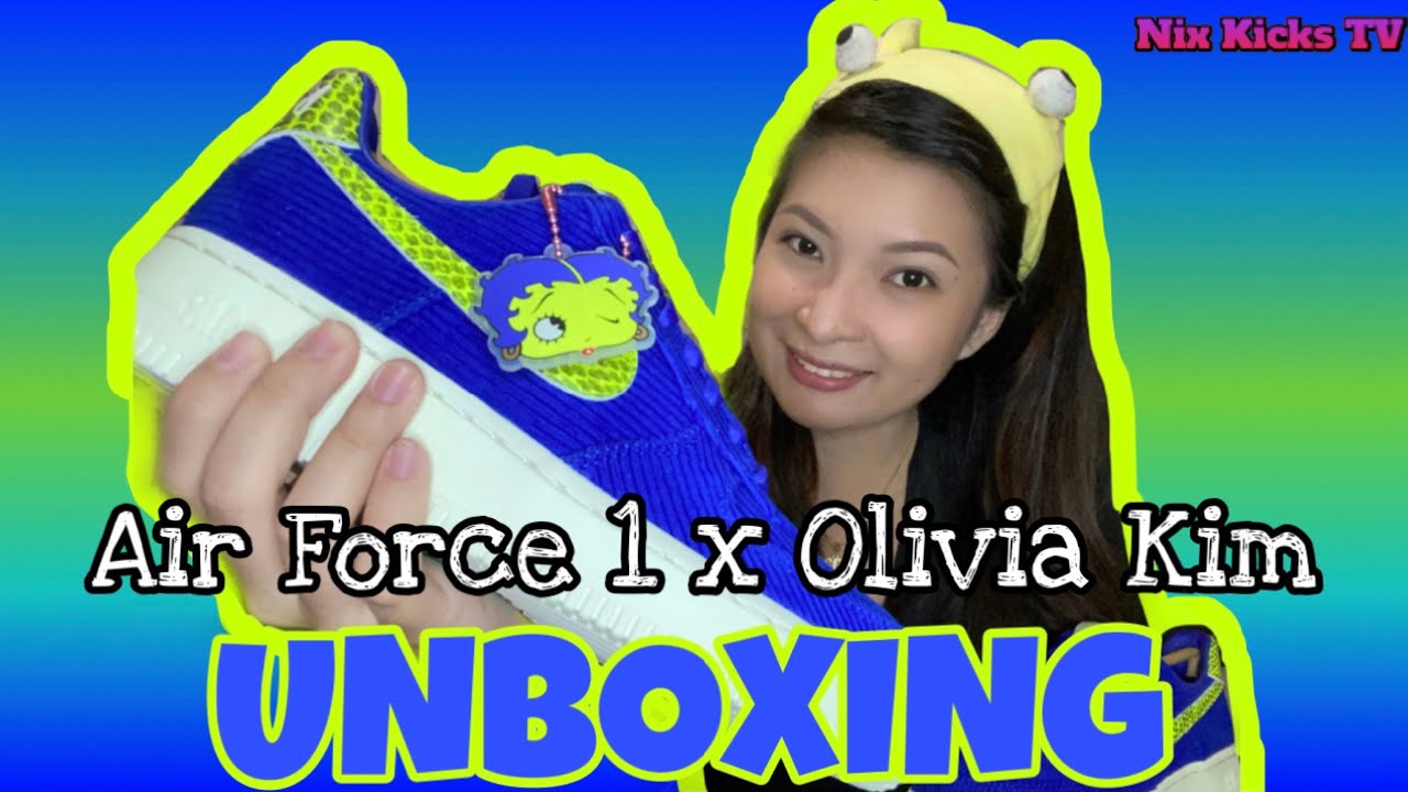 AIR FORCE 1 x OLIVIA KIM "NO COVER" (UNBOXING)