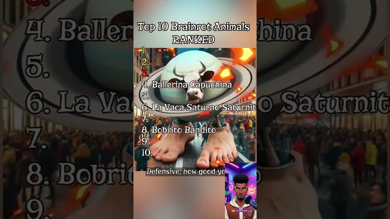 Top 10 Italian Brainrot Animals😲🔥