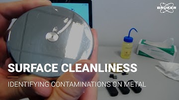Checking metal surface cleanliness | FT-IR spectroscopy | Technical purity ALPHA II