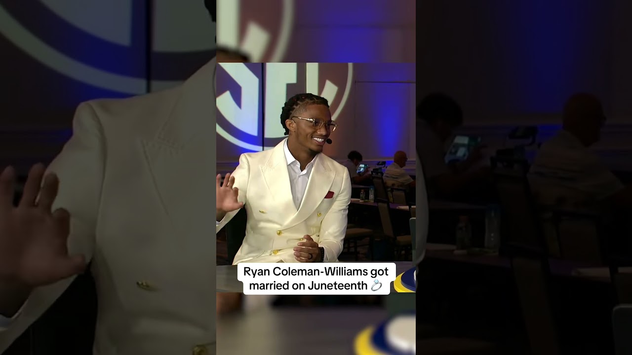 Nick Saban & Roman Harper gave some marriage advice at SEC Media Days ❤️