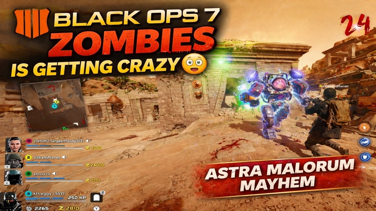 BLACK OPS 7 ZOMBIES IS GETTING CRAZY 😳 | Astra Malorum Mayhem
