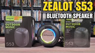 Best Speaker Deal On Amazon? | Zealot S53 RGB Bluetooth Speaker Review