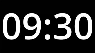 09 MINUTE 30 TIMER  with alarm -  570 second COUNTDOWN Clock Alarm