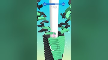 Most Satisfying Gameplay, Stack ball level 184 #shorts