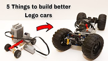 How to build better Lego technic cars | 5 things you must know!