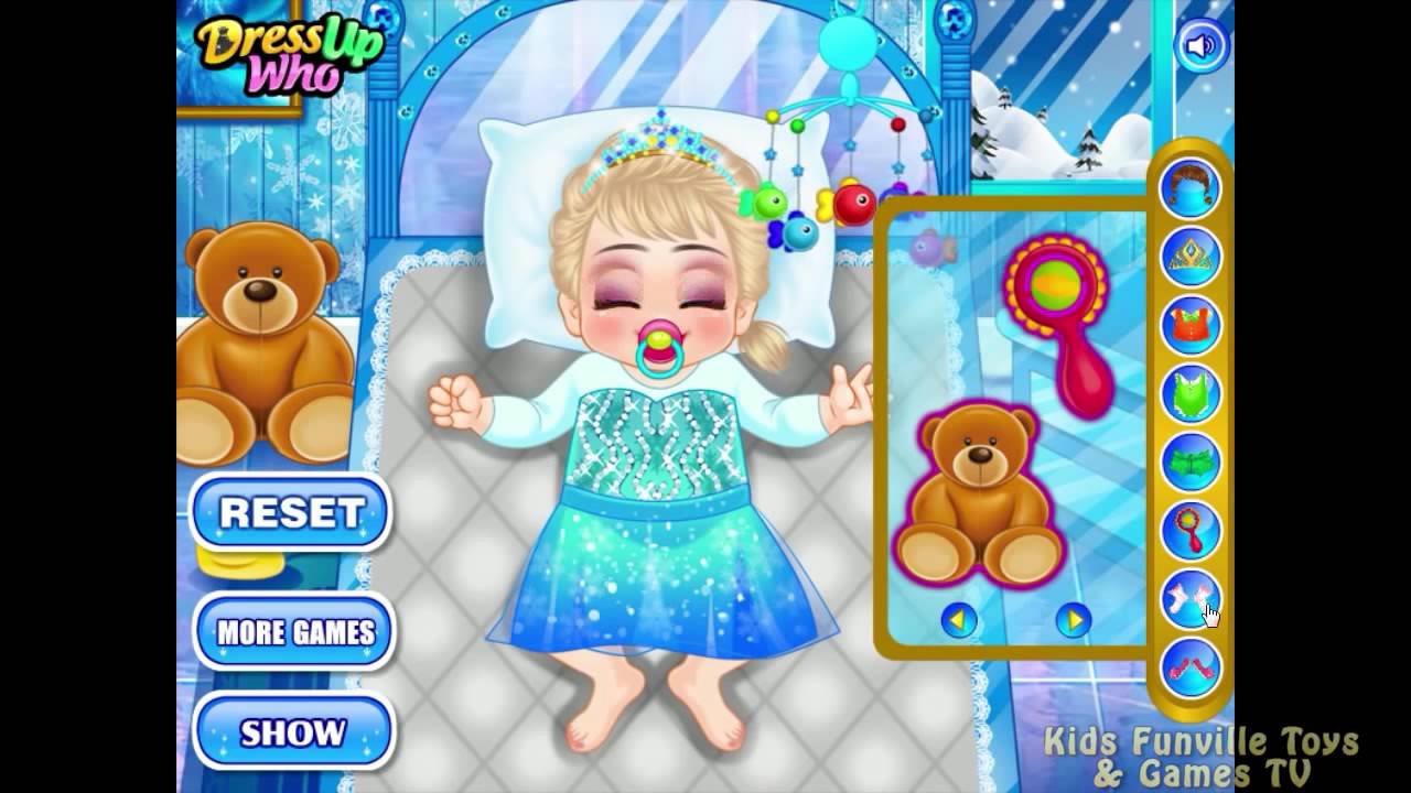 Frozen Disney's Princess Baby Elsa & Anna Frozen Baby Care Game best for kids YouTube