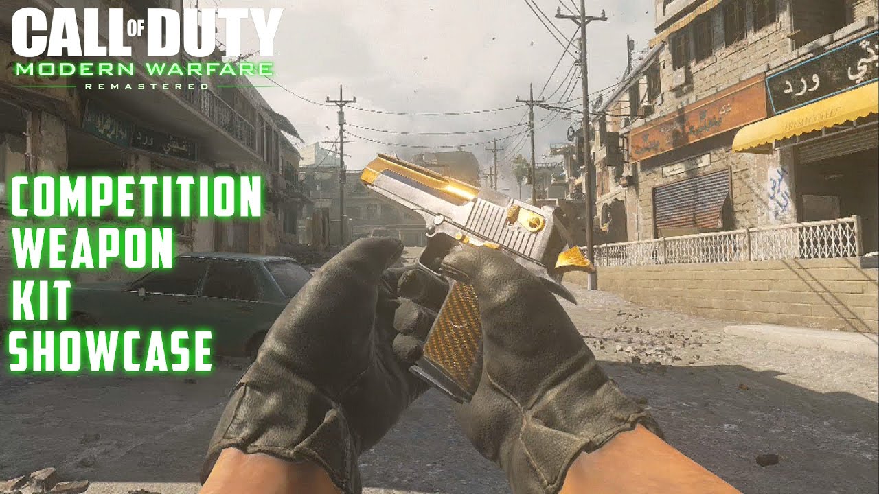 Call of Duty Modern Warfare Remastered | Competition Weapon Kit on All Side Arms