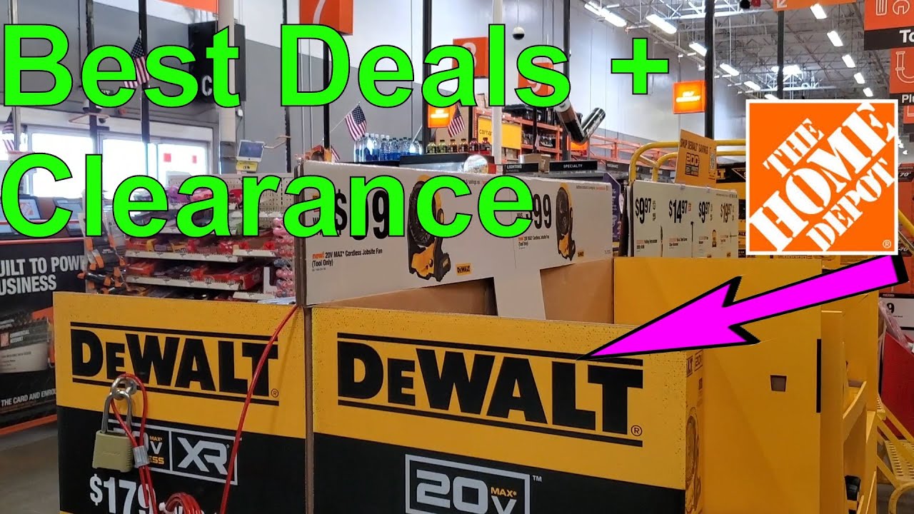 Power Tool Deals + Clearance Shopping Home Depot YouTube