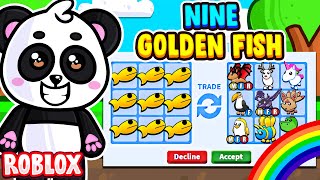 EXTREME GOLDEN PENGUIN Trading Challenge in Adopt Me! (Roblox)