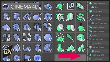 Name📝 generators, objects and deformers like your selected object in Cinema 4D automatically