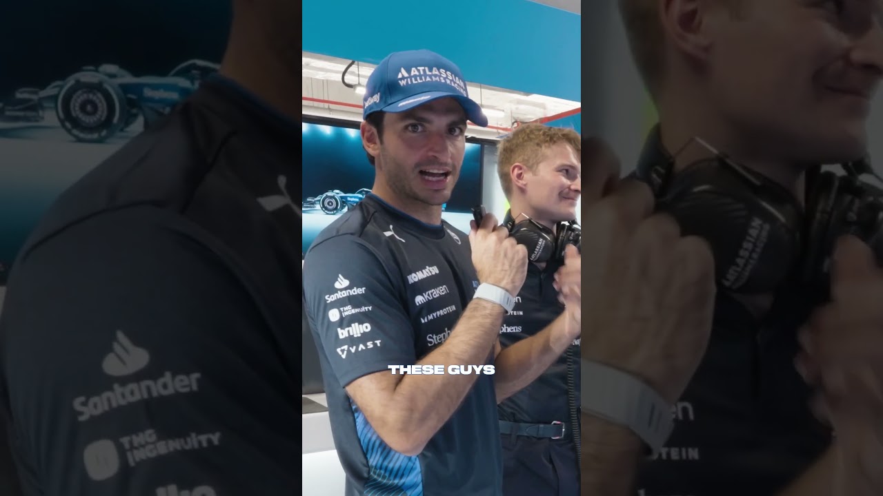 "What do you do for Williams?" 🤔  Alex and Carlos ask the team, presented by Jackpot City 🤝 