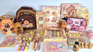 “OMG! The CUTEST Capybara Collection EVER!? 🐹💖 (Backpack, Toys & Stationery Haul)”