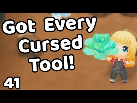 Story of Seasons Friends Of Mineral Town Gameplay - All Cursed Tools