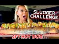 2FT HOT DOG SLUGGER CHALLENGE at Sportsnet Grill in Toronto, ON!! ft. @Lacerationlol #RainaisCrazy