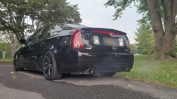Supercharged + Cammed 2005 Cadillac CTS-V Semi-cold Start and Rev
