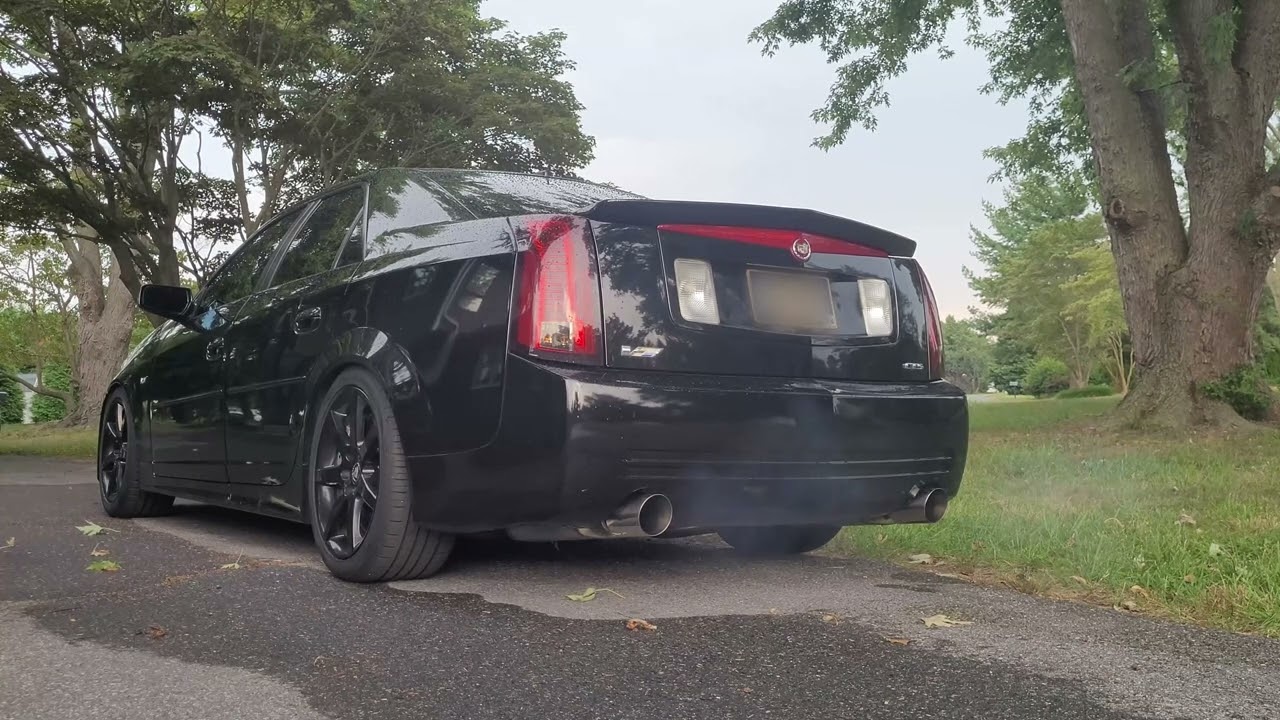 Supercharged + Cammed 2005 Cadillac CTS-V Semi-cold Start and Rev