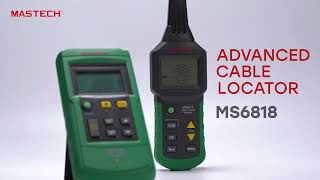 Mastech Wire Cable Finder Locator Network Line Metal Pipe Tester Detector MS6818 