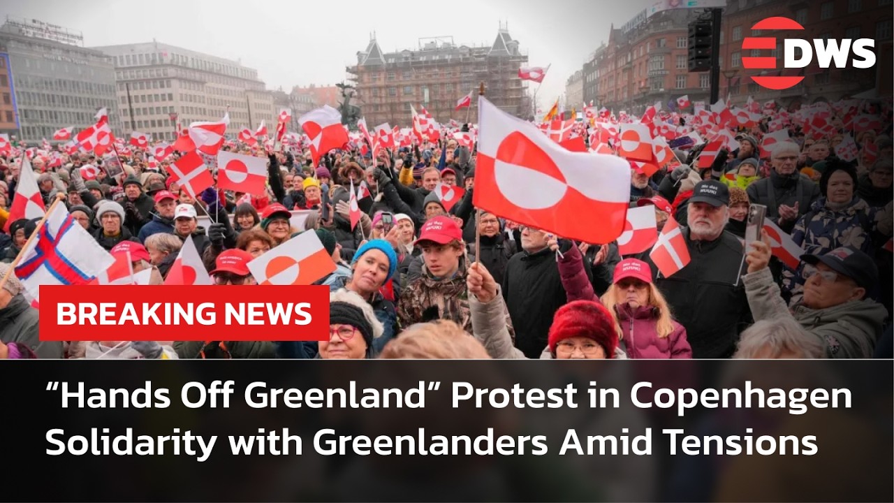 “Hands Off Greenland” Protest in Copenhagen | Solidarity with Greenlanders Amid Tensions | AC15