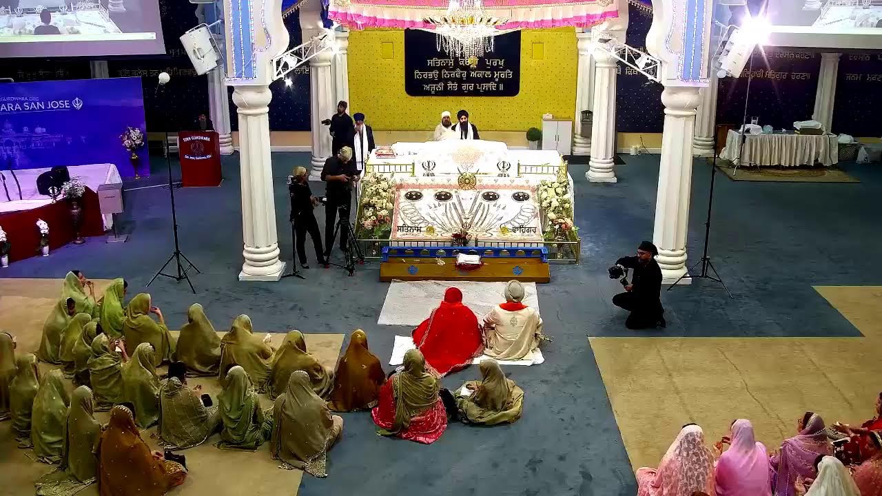 Gurdwara Sahib San Jose Live Wedding Dec 12, 2025