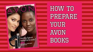 How to prepare your Avon Books!!
