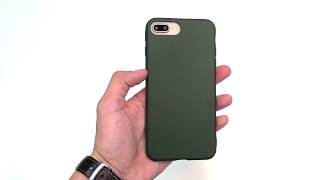 Чехол накладка iPhone 7/8 Plus Gurdini Soft Lux темно зеленый screenshot 4