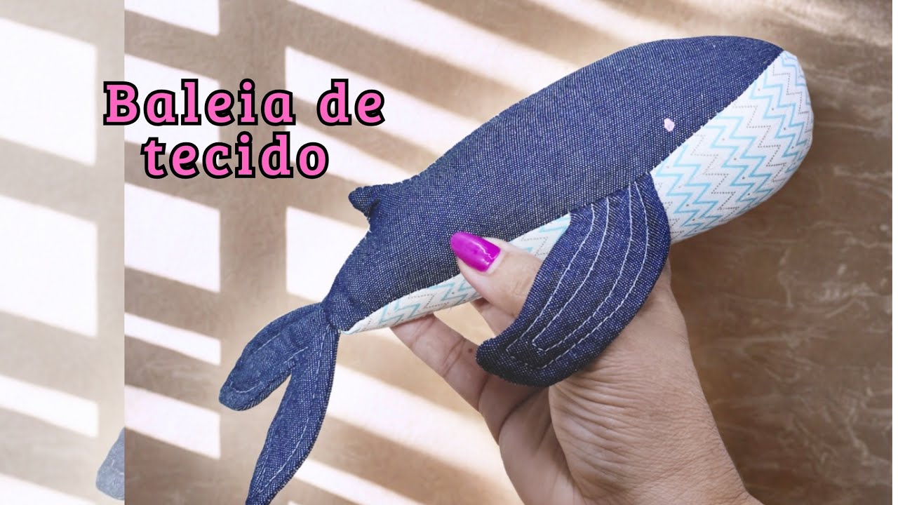 Fiz essa baleia de tecido muito rápido , e é ótima para vender