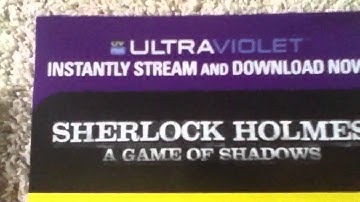 Sherlock Holmes A Game of Shadows DVD Unboxing + Free Digital Copy