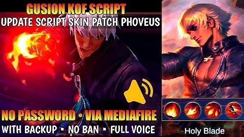 script gusion kof no password link media fire