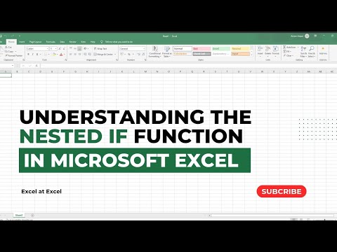 Understanding the NESTED IF Function in MS Excel| Excel Formulas & Functions| Excel Tips & Tricks