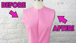 Full Bust Adjustment Fba Pattern Drafting Tutorial