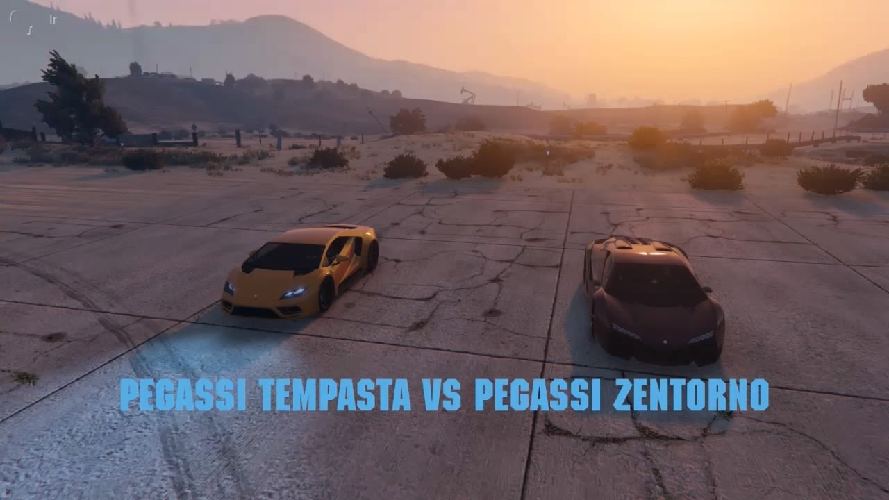 GTA 5 Online Dragrace Pegassi Tempasta vs Pegassi Zentorno YouTube