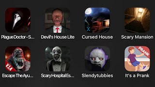 Plague Doctor,Devils House,Cursed House,Scary Mansion,Escape The Ayuwoki,Scary Hospitel Escape