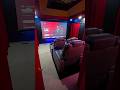 Quick SETUP TOUR of my 4K 120in, home theater W/ 4 LEATHER RECLINERS🥵🍿#gamer #setup #gaming 4Seating