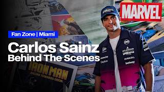 Behind the Scenes with Carlos Sainz at Our Miami Fan Zone!