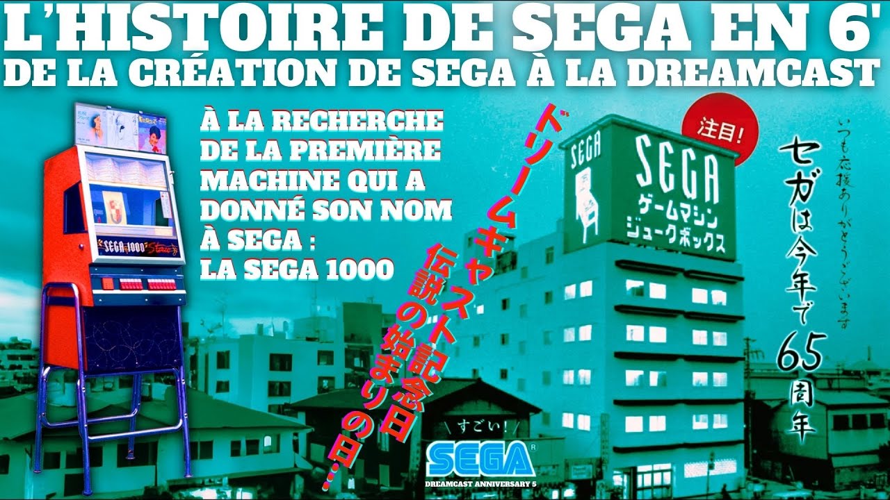 DREAMCAST V Anniversary: ​​The history of SEGA in 6 minutes