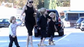 Jolie Pitt Candids - 10/28/12