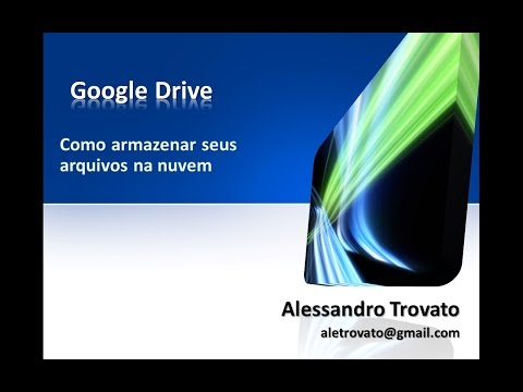#01 Como gravar e manipular arquivos na Nuvem | Google Drive