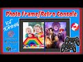 2-in-1 Retro Game Console/Photo Frame | AISLPC DG6401 w/ Frameo