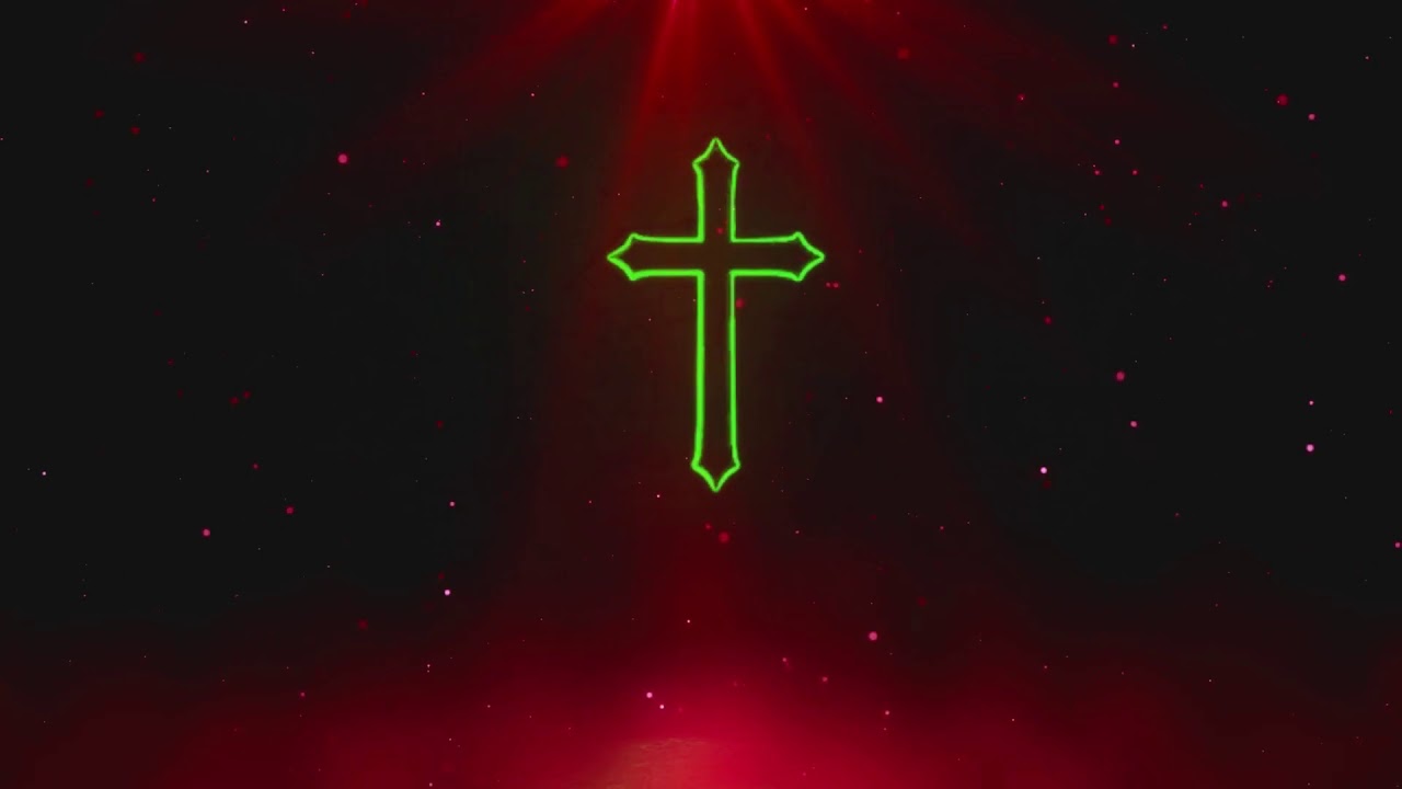 Christian cross animated background | vfx footage