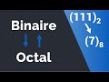 Conversion dun nombre octal en nombre binaire et dun nombre binaire en nombre octal
