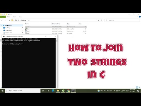 how to join two strings in c programming language | concatenating two strings in c