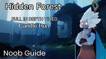 SKY COTL | HIDDEN FOREST CANDLE RUN AREAS | NOOB GUIDE - How I candle run