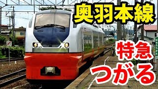 半室グリーン車 ローカル特急つがる号の紹介【1806秋田6】