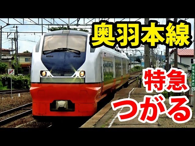 Introducing the local express train Tsugaru with a half-room green
