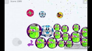 Agario mobile // solo server takeover // 14k mass