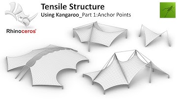 Modeling Tensile Structures in Rhino using Kangaroo 2 _Part 1: Anchor Points