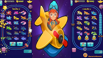 Plane Tycoon - Merge Plane - Click & Idle Tycoon - Gameplay (iOS & Android)