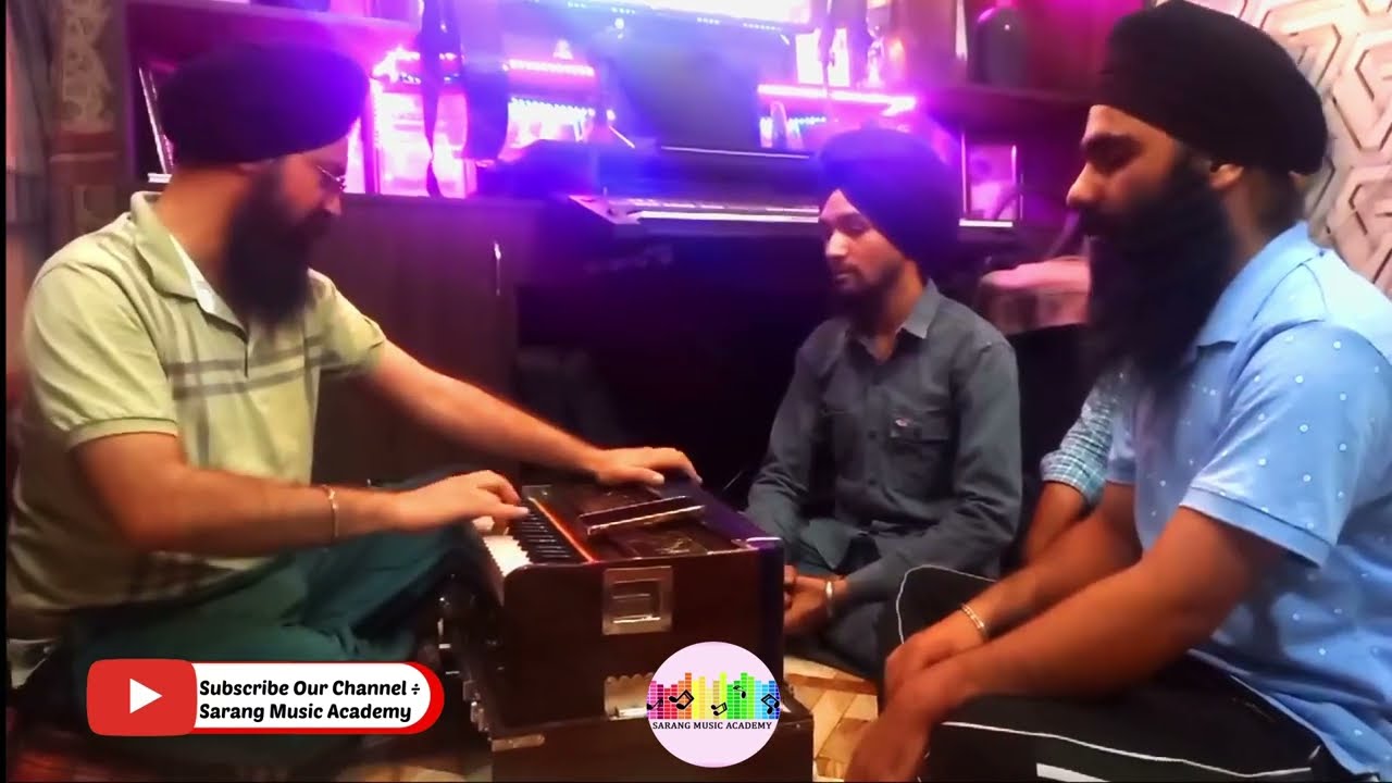 Raag Gauri Gwareri Live Class by Jaspreet Singh Music Teacher With Students