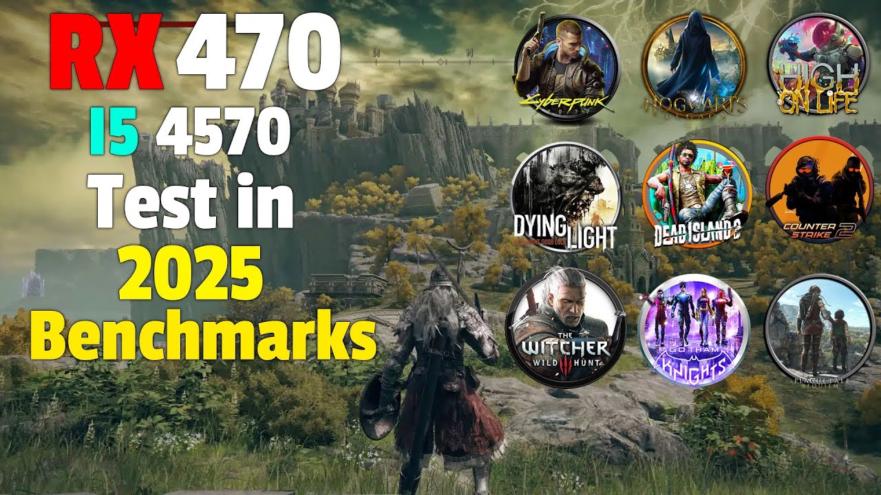 Игровой тест RX 470 + i5 4570 в 2025 году | Бюджетный бенчмарк FPS